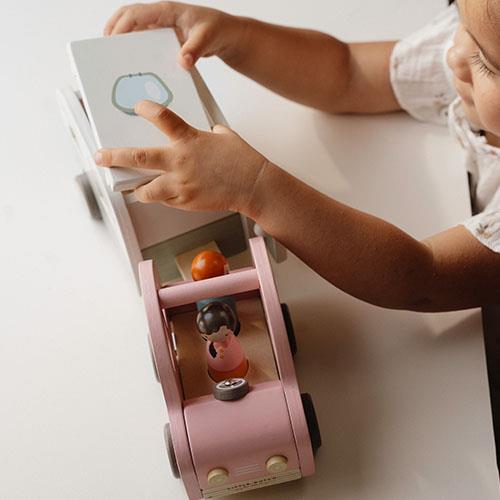 Little Dutch Wooden Car and Caravan Set