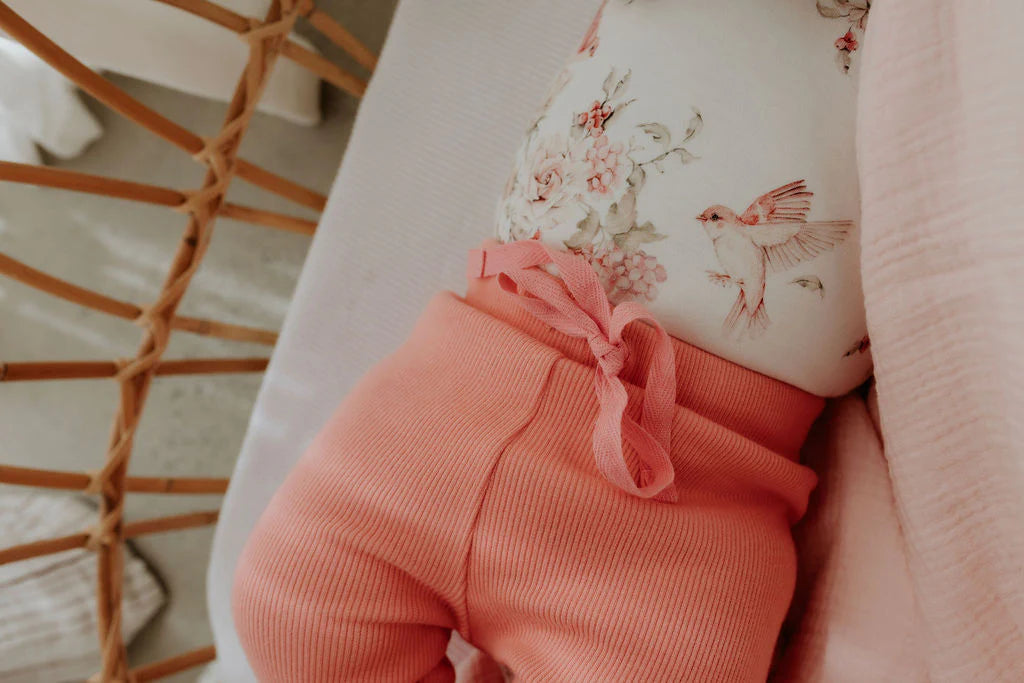 CONFETTI KIDZ RIB LEGGING | ROSE