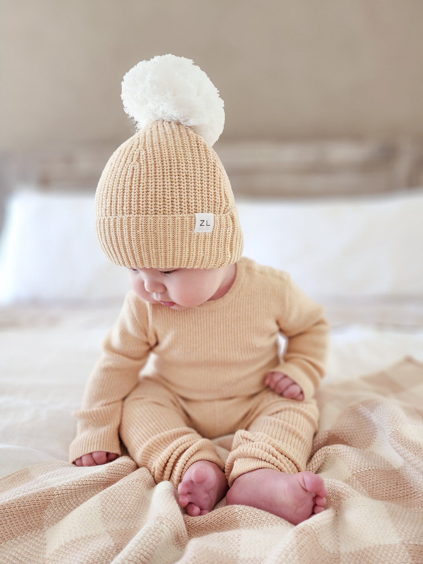 Ziggy Lou Beanie - Sand Fleck