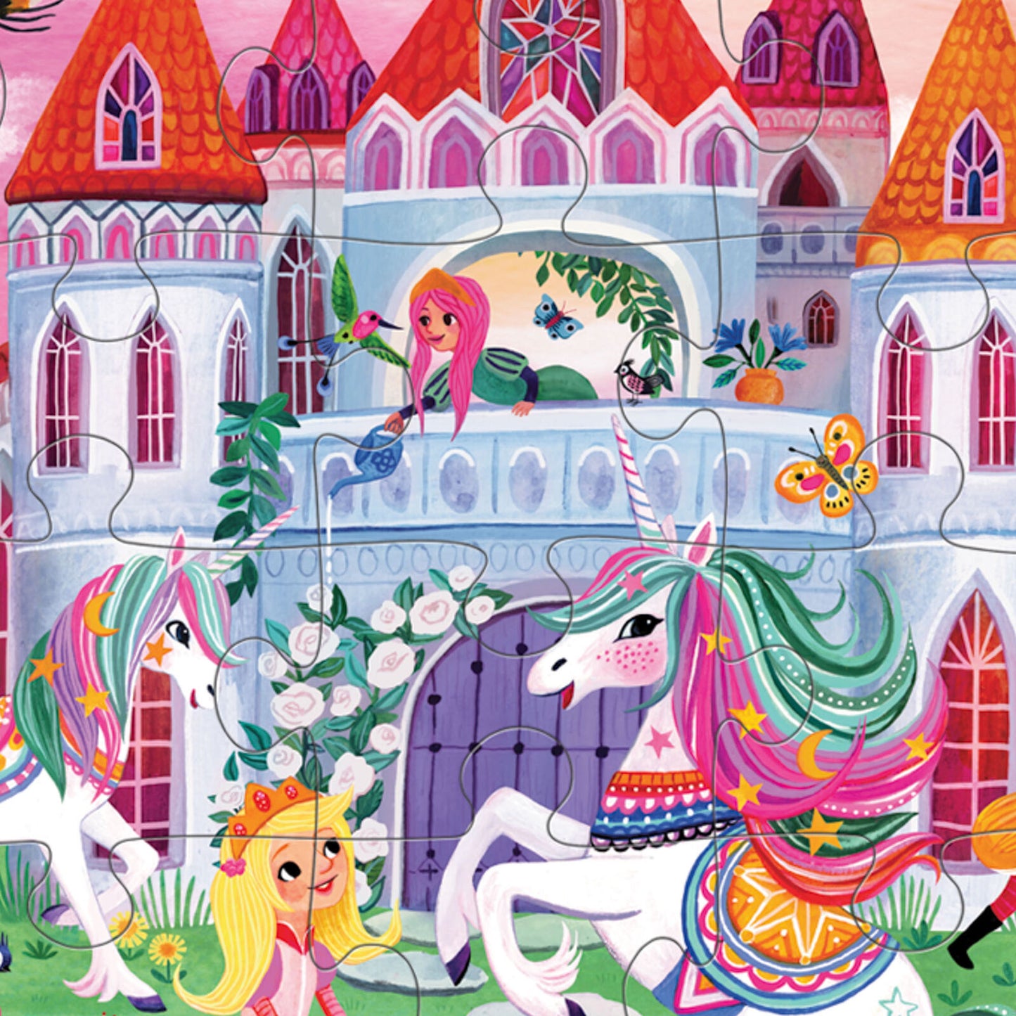 CROCODILE CREEK CLASSIC FLOOR PUZZLE 36 PIECE | UNICORN CASTLE - Angus & Dudley Collections