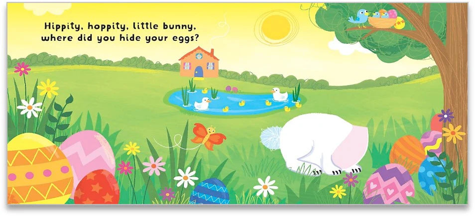 Kids Finger Puppet Board Book - Hippity Hoppity Easter Bunny - Angus & Dudley Collections