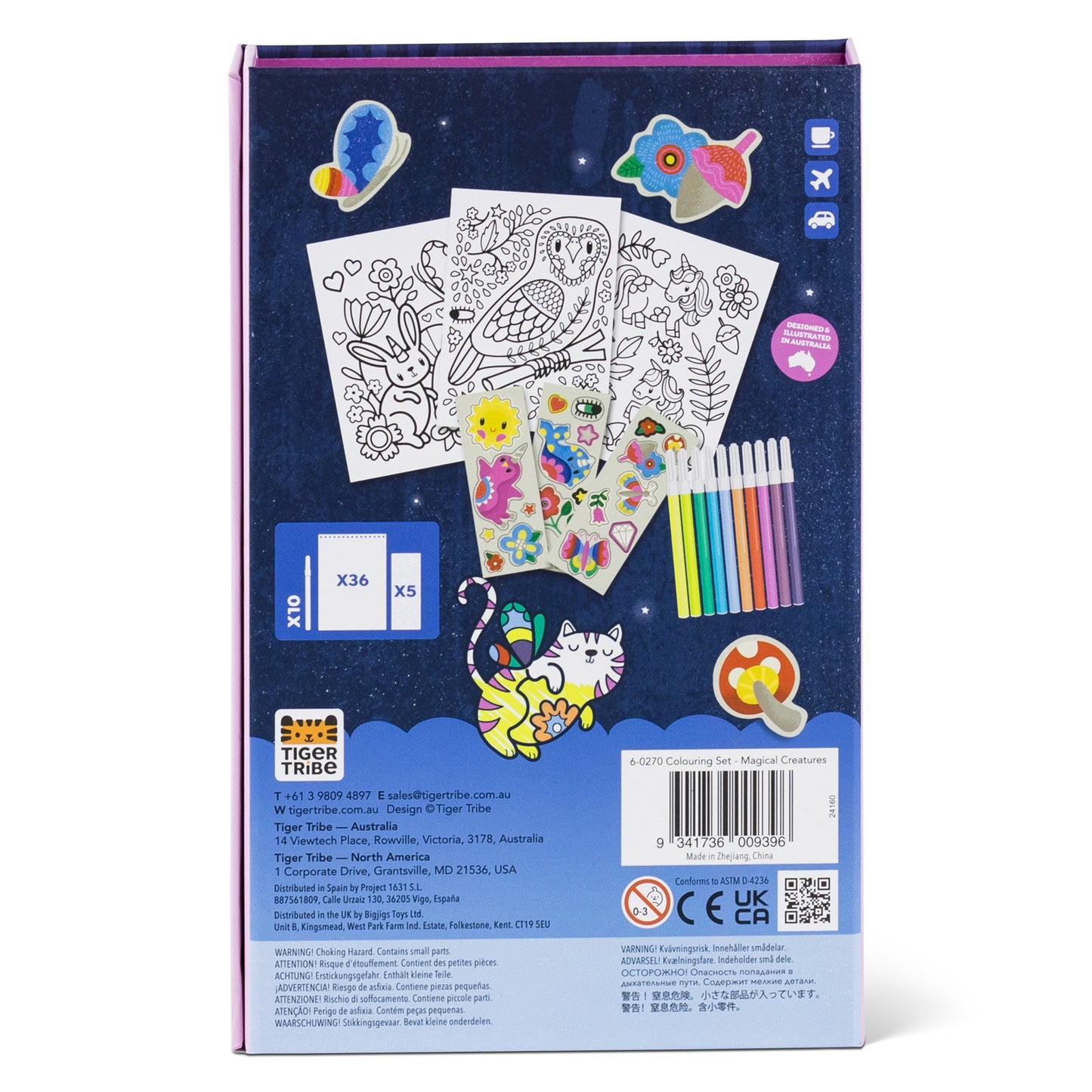 TIGER TRIBE COLOURING SET | MAGICAL CREATURES