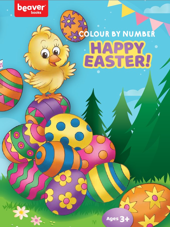 Happy Easter Colour By Number