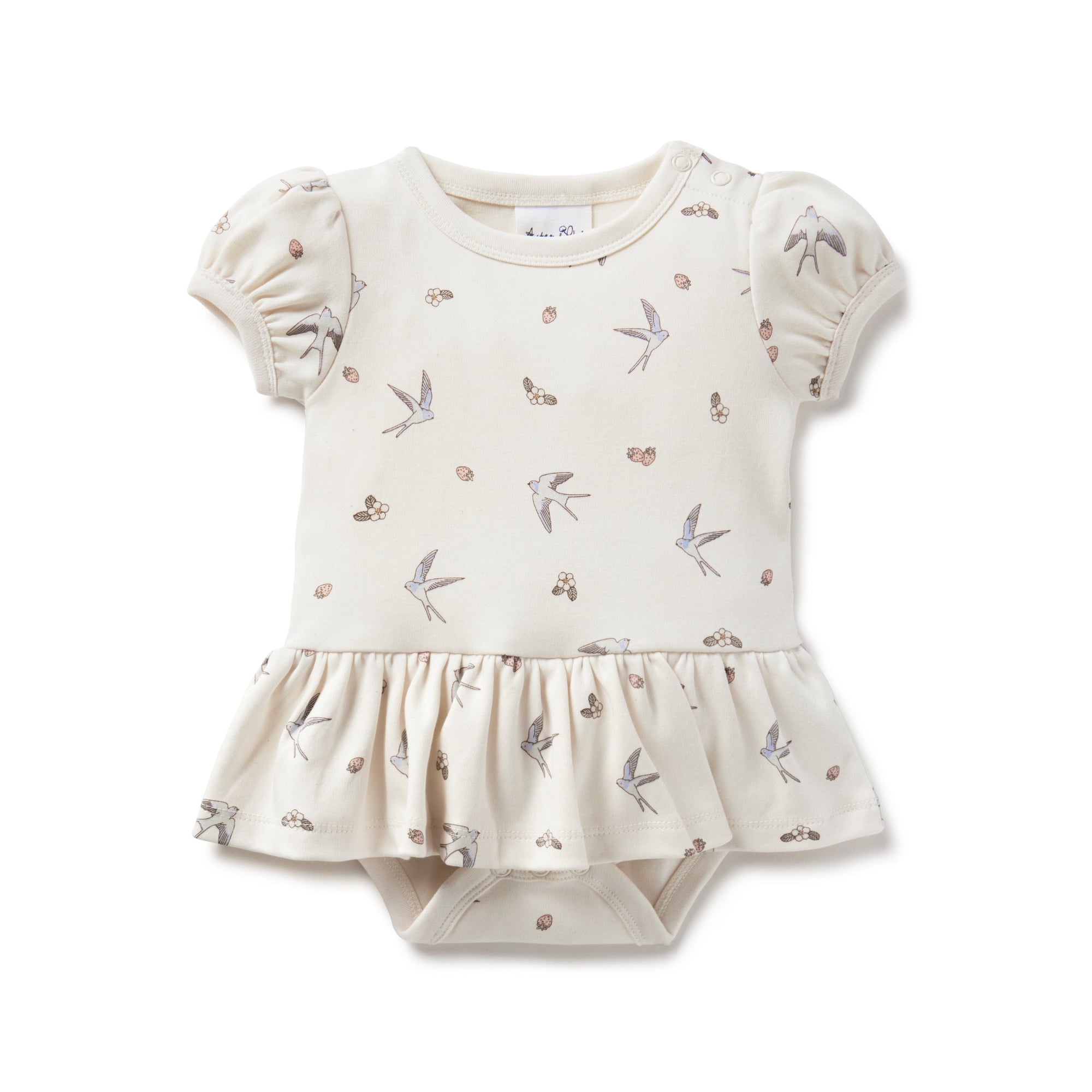 Aster and oak frill bodysuit - angus and dudley