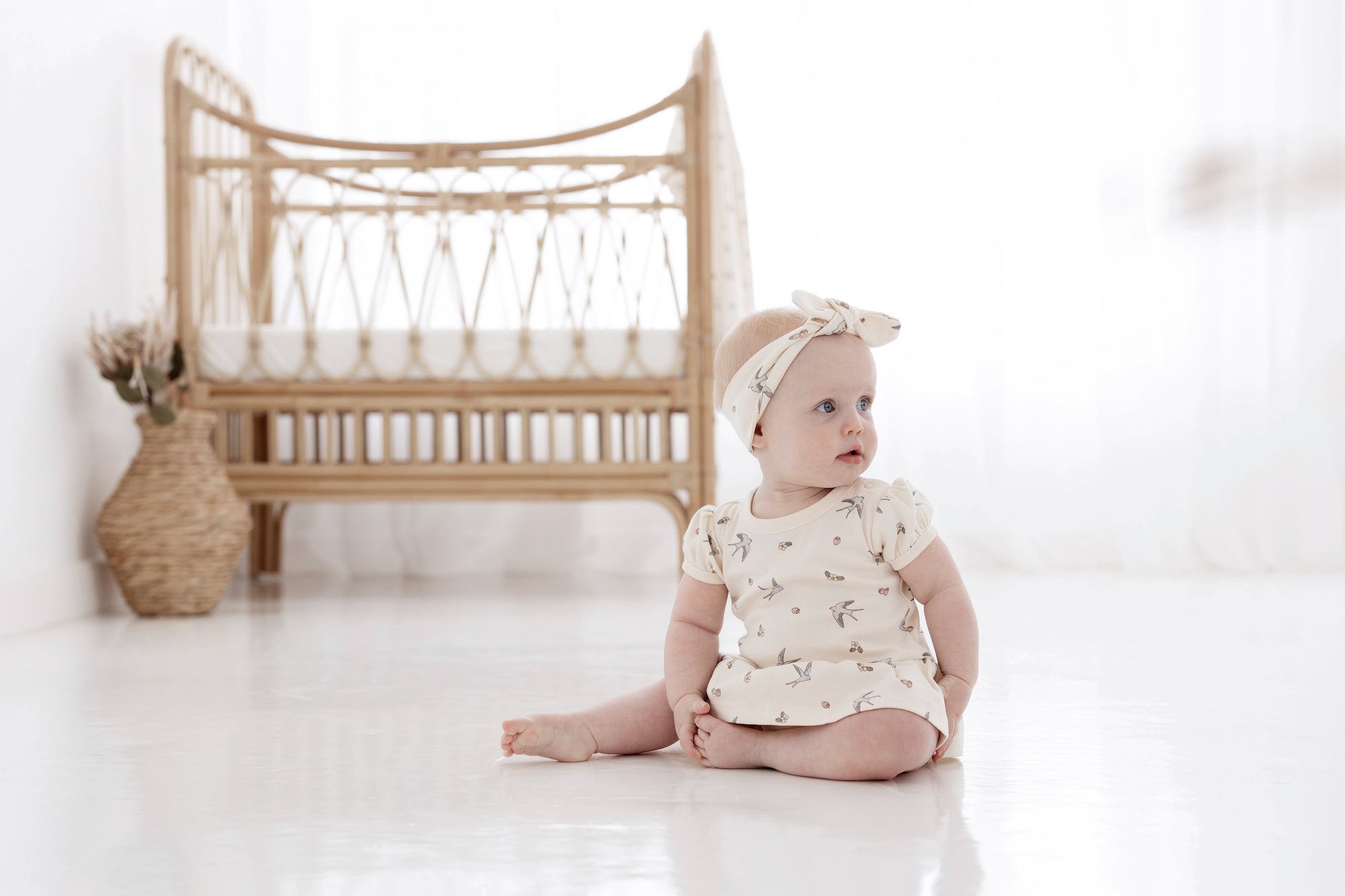 Aster and oak frill bodysuit - angus and dudley