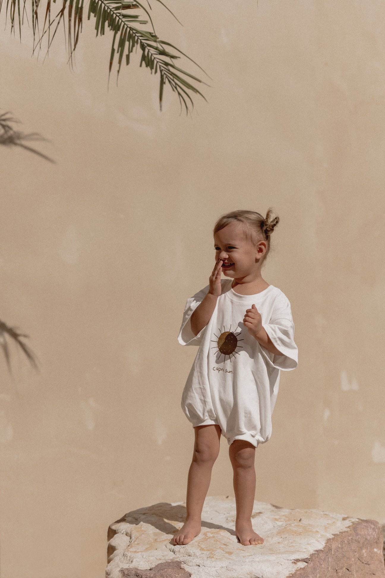 CINNAMON BABY TSHIRT ROMPER - CAPRI SUN