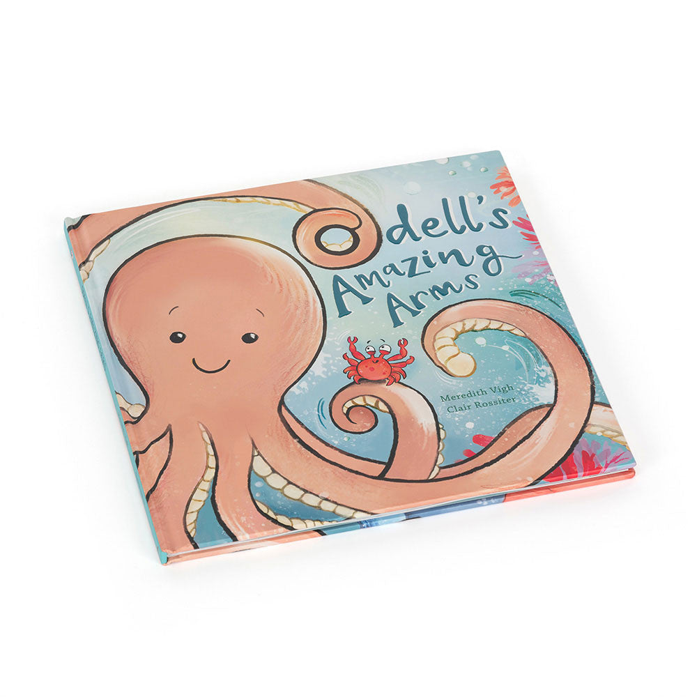 Jellycat Kids Board Book - Odell's Amazing Arms