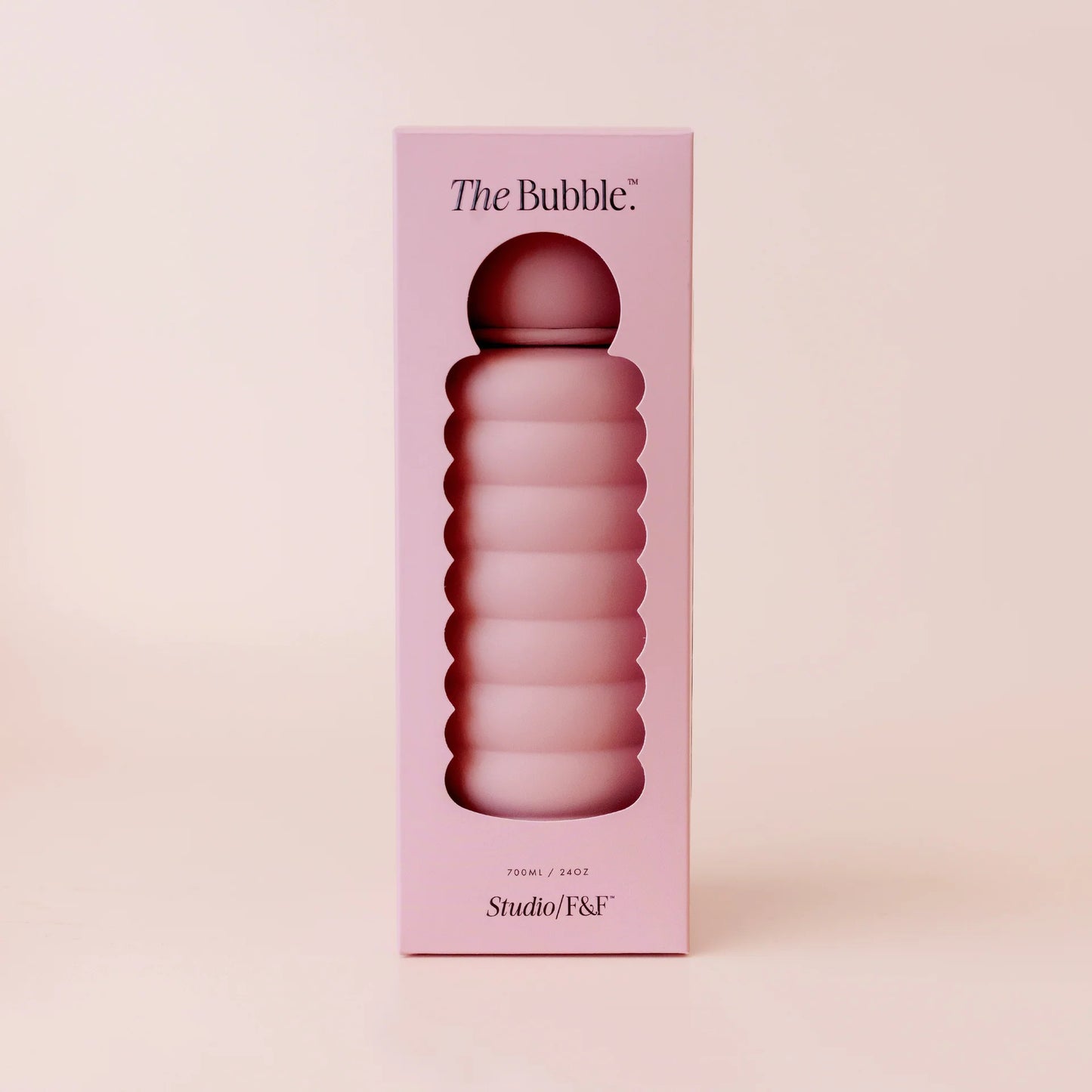 FOX AND FALLOW THE BUBBLE REUSABLE WATER BOTTLE | DUSTY ROSE