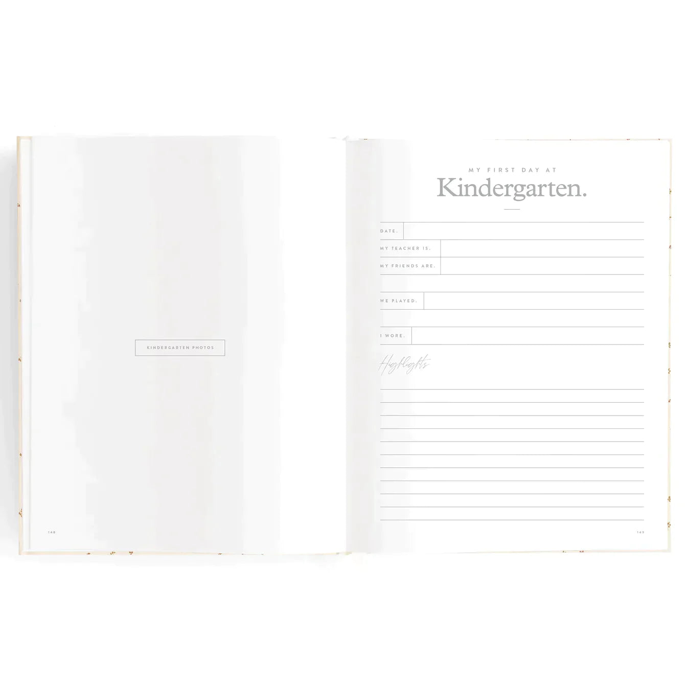 Fox and Fallow Baby Journal - Buttermilk