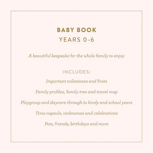 Fox and Fallow Baby Journal - Biscuit
