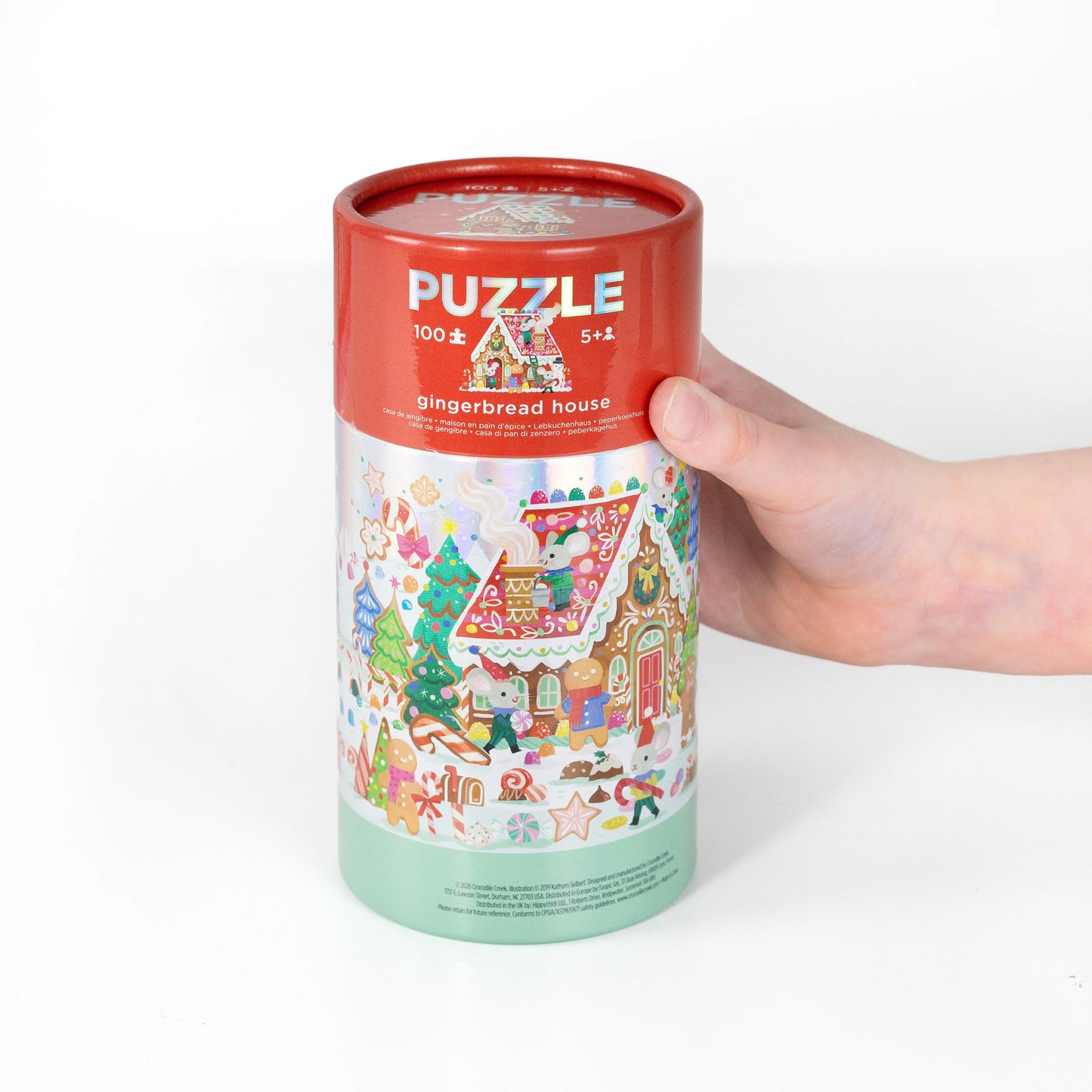 CROCODILE CREEK | HOLOGRAPHIC PUZZLE 100 PCE | GINGERBREAD HOUSE