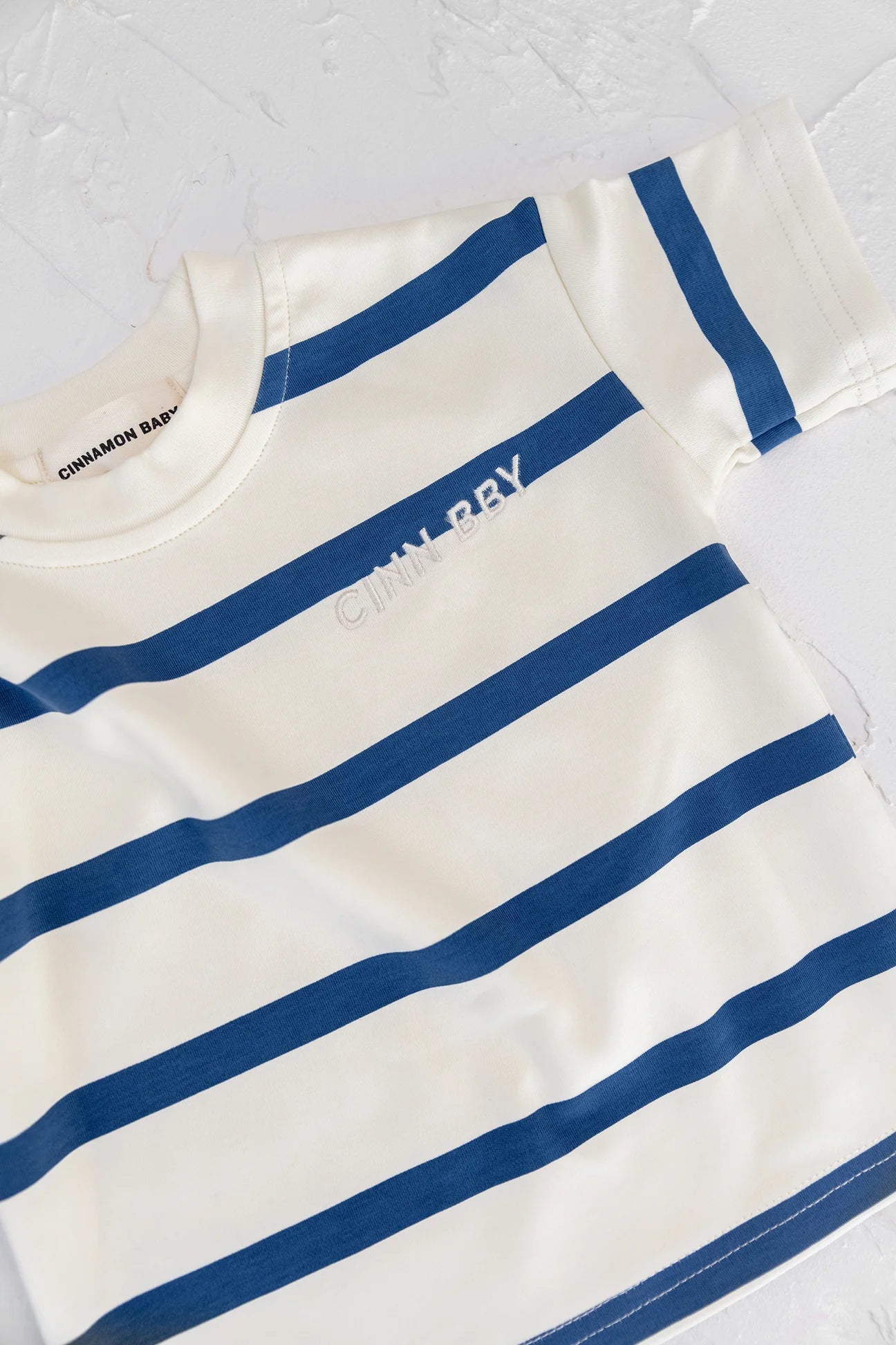 CINNAMON BABY STRIPED TSHIRT | BLUE