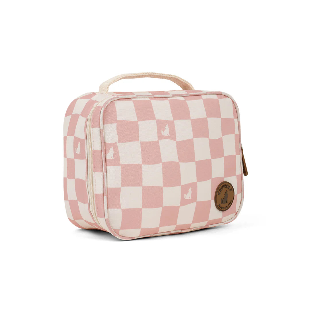 CRYWOLF INSULATED LUNCH BAG | PINK CHECK