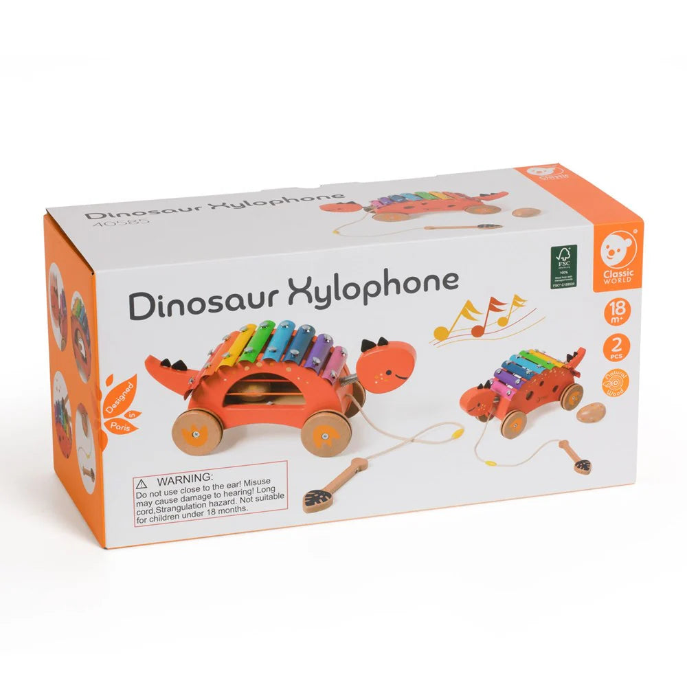 CLASSIC WORLD PULL ALONG XYLOPHONE | DINOSAUR