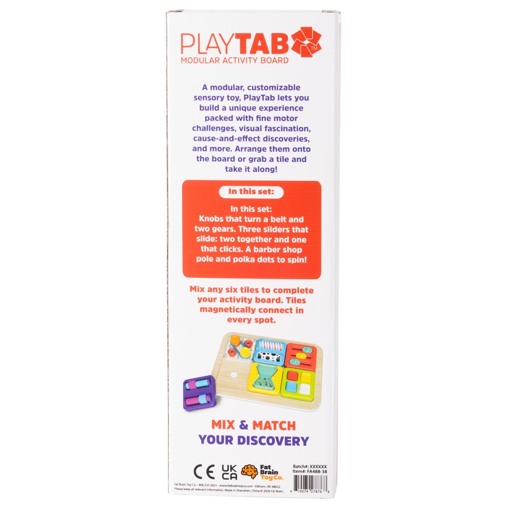 FAT BRAIN PLAYTAB SENSORY SET 6