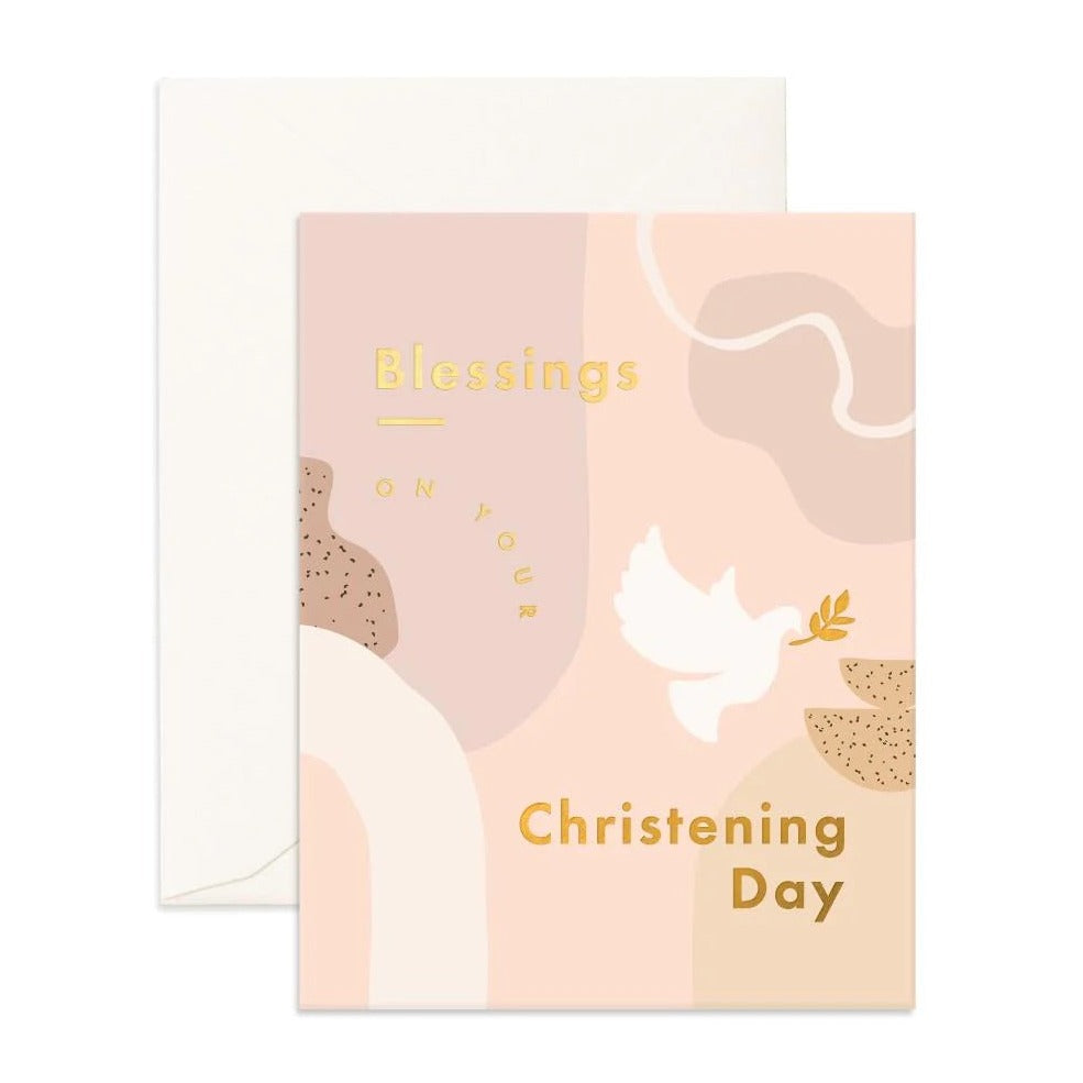 Fox and Fallow Card - Christening