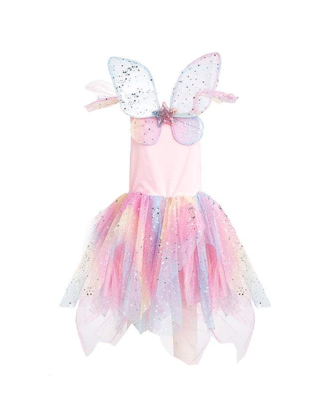 GREAT PRETENDERS RAINBOW FAIRY DRESS WITH WINGS