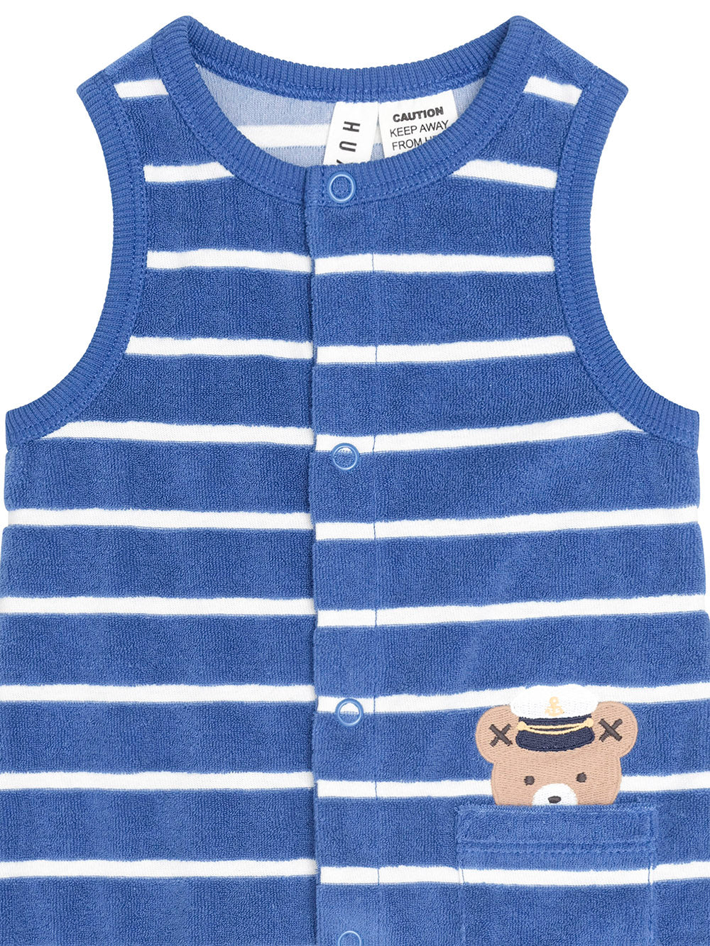 HUXBABY | NAUTICAL PEEKABOO TOWELLING ROMPER