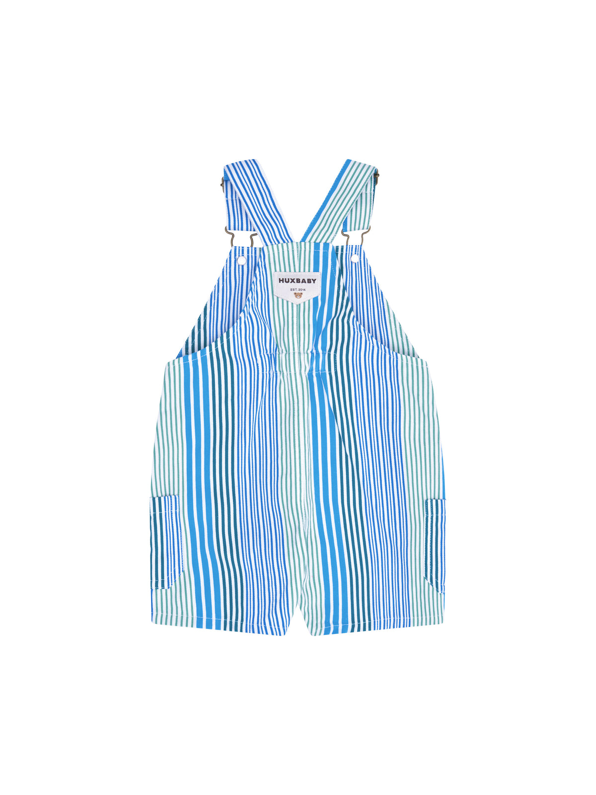 HUXBABY | SHORT OVERALL | BEACH CLUB STRIPE