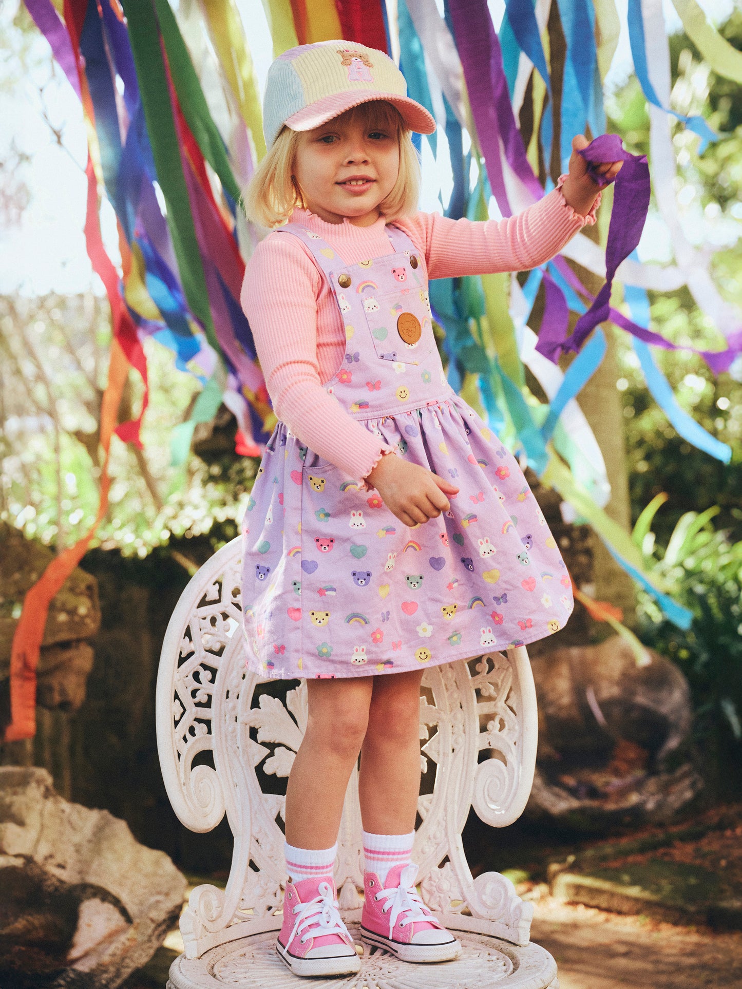 HUXBABY BLUSH RIB SKIVVY