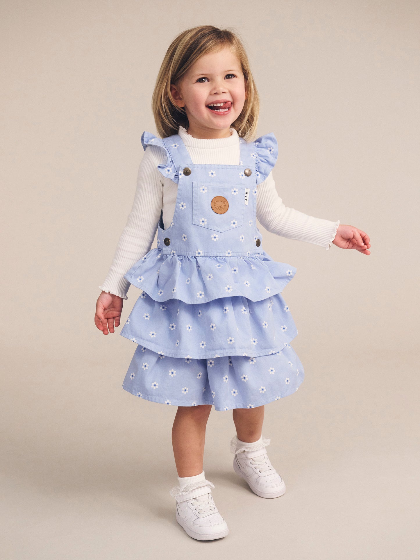 HUXBABY ALMOND MILK RIB SKIVVY