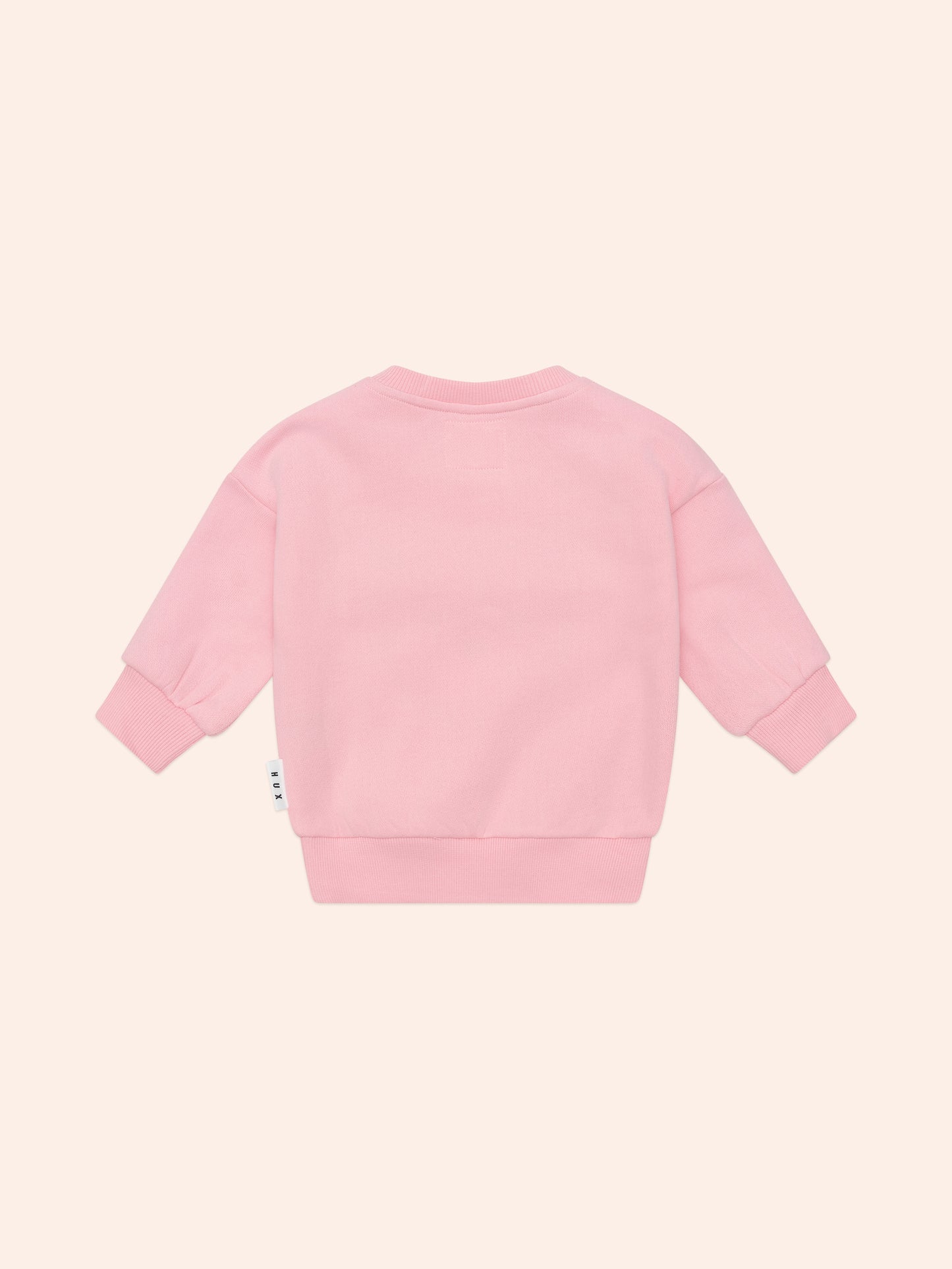 HUXBABY BLUSH FURRY HUXBEAR SWEATSHIRT