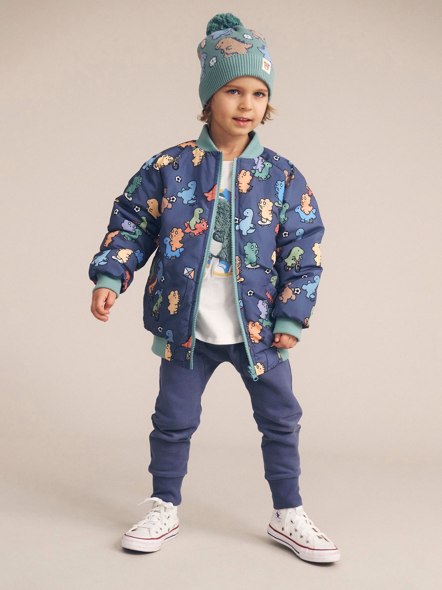 Huxbaby Reversible Bomber Jacket | Dino Play