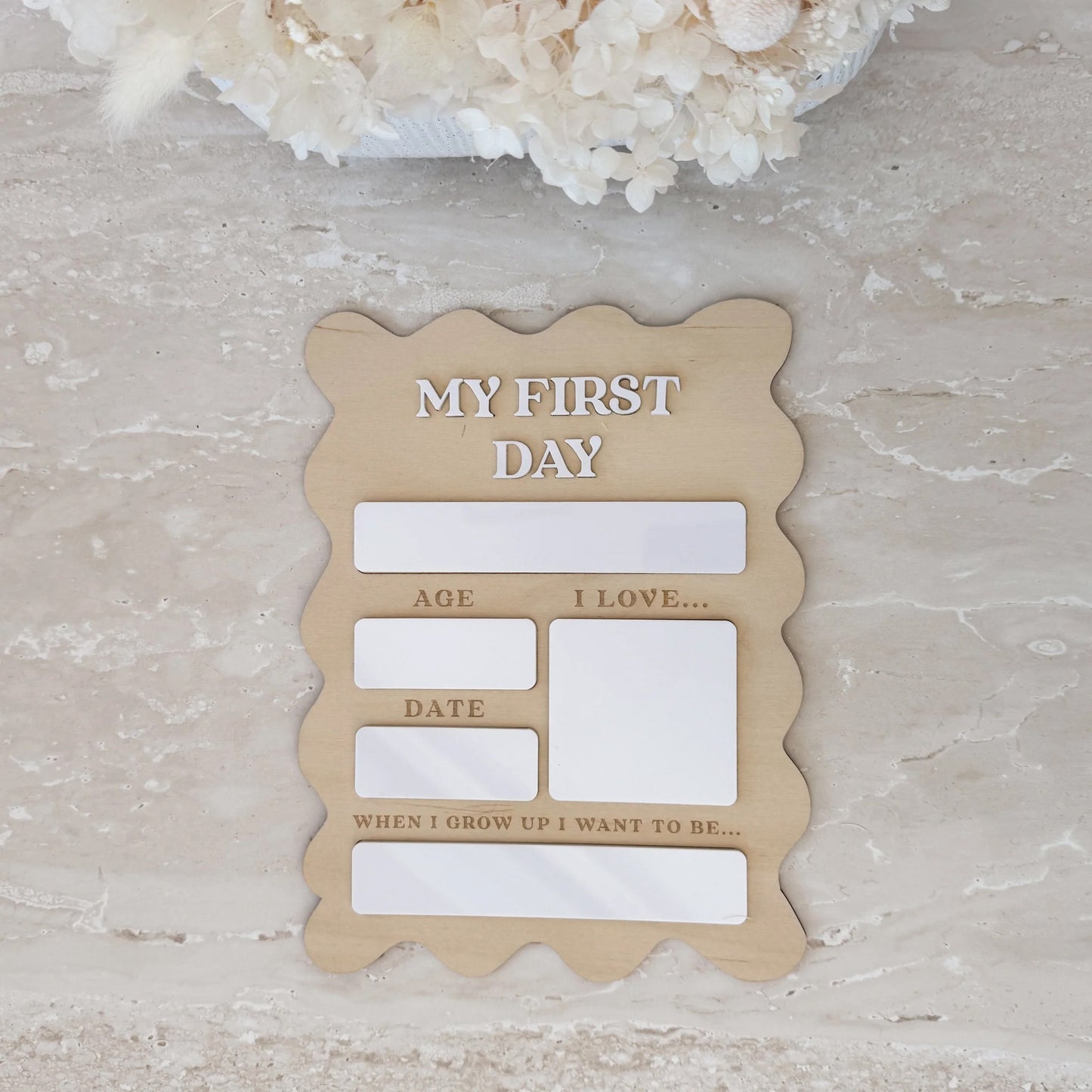 BLOSSOM AND PEAR | MY FIRST DAY BOARD