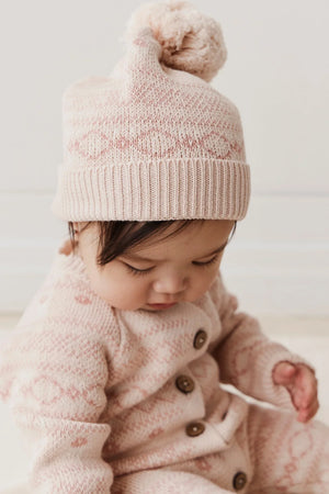 Jamie Kay Millie Knit Beanie - Whisper pink