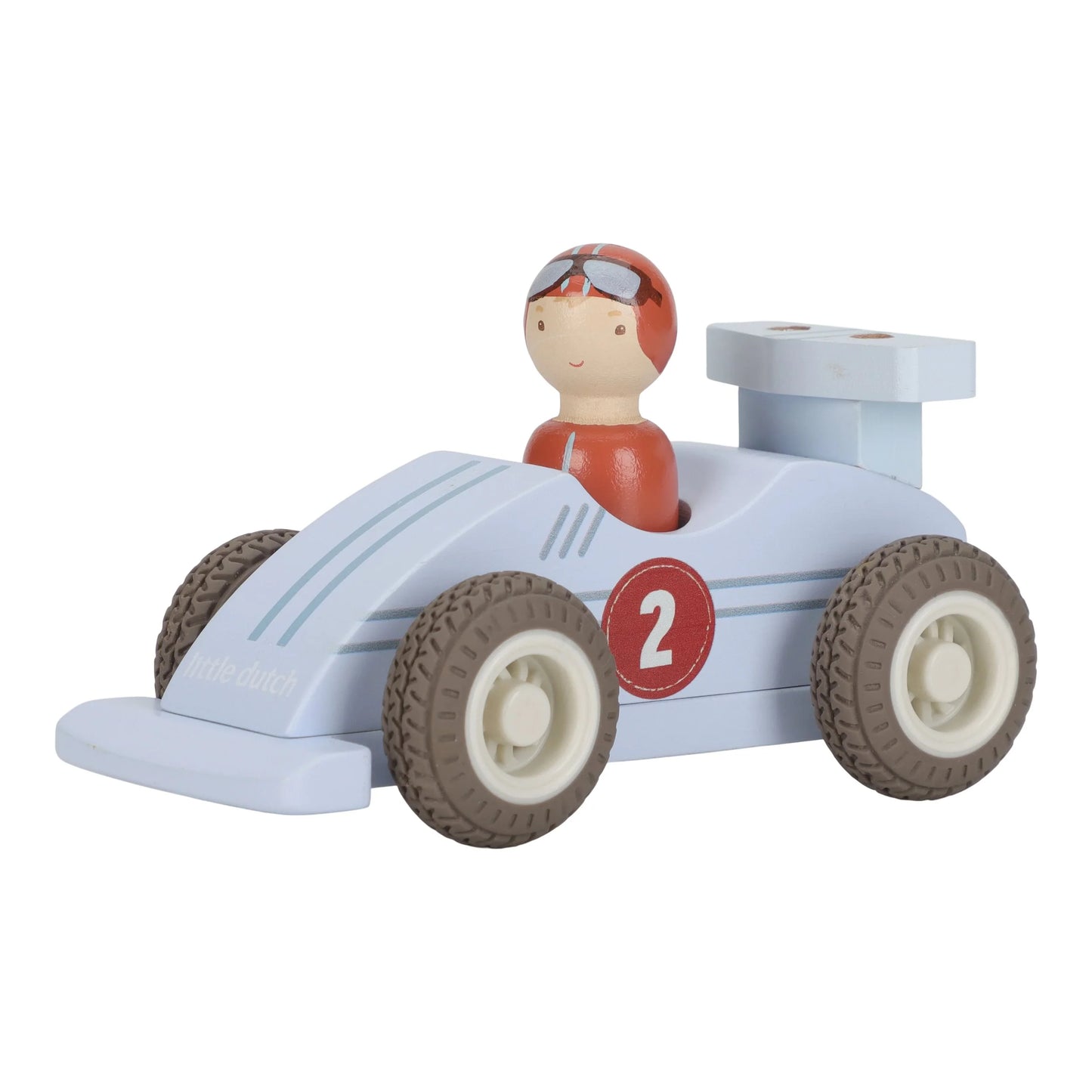 LITTLE DUTCH | WOODEN PULLBACK RACECARS