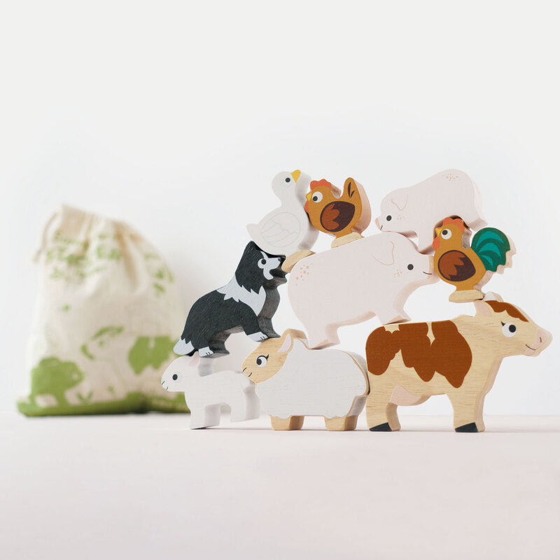 LE TOY VAN | STACKING ANIMALS | FARMYARD