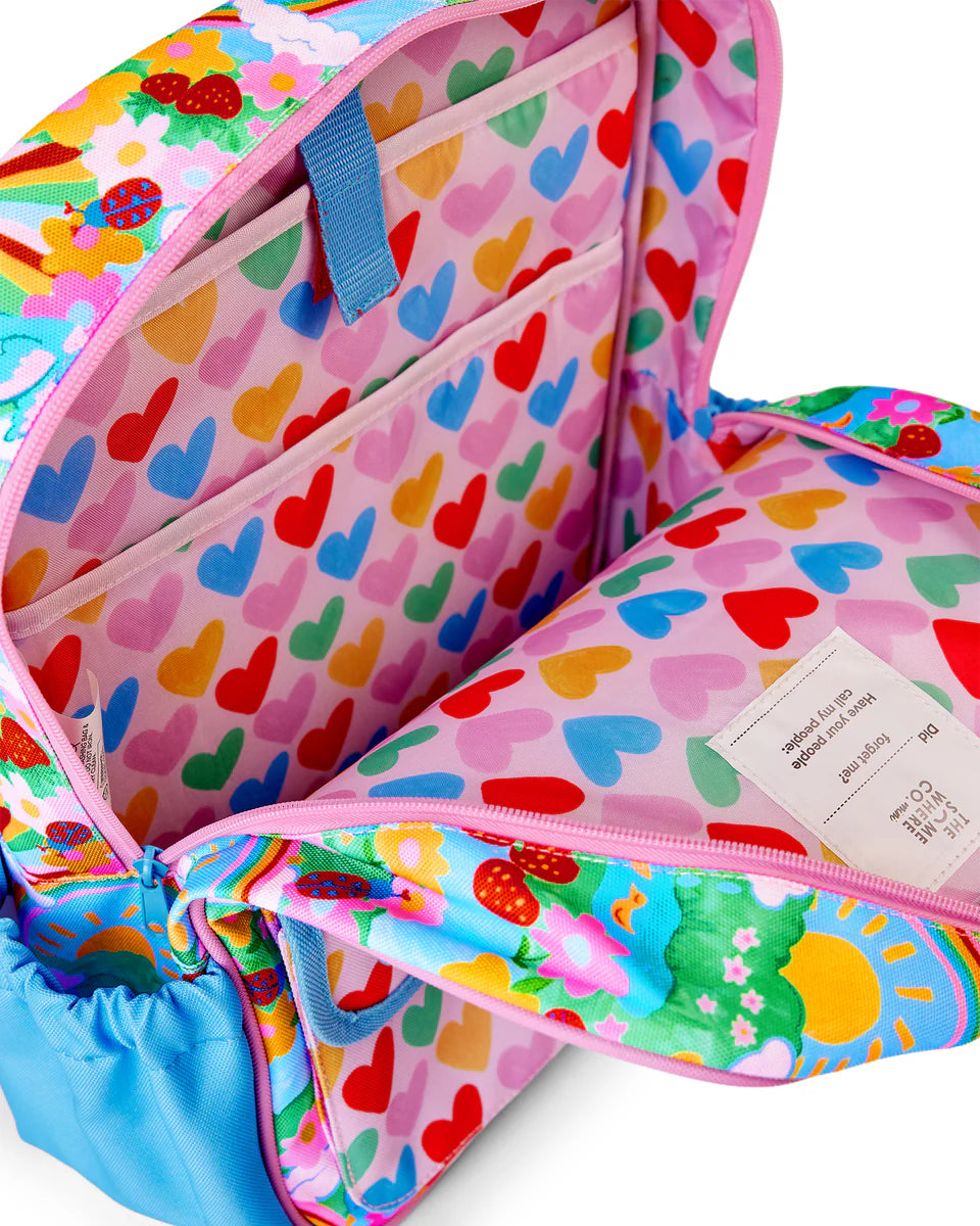 THE SOMEWHERE CO MINI ADVENTURE BACKPACK | RAINBOW GARDEN