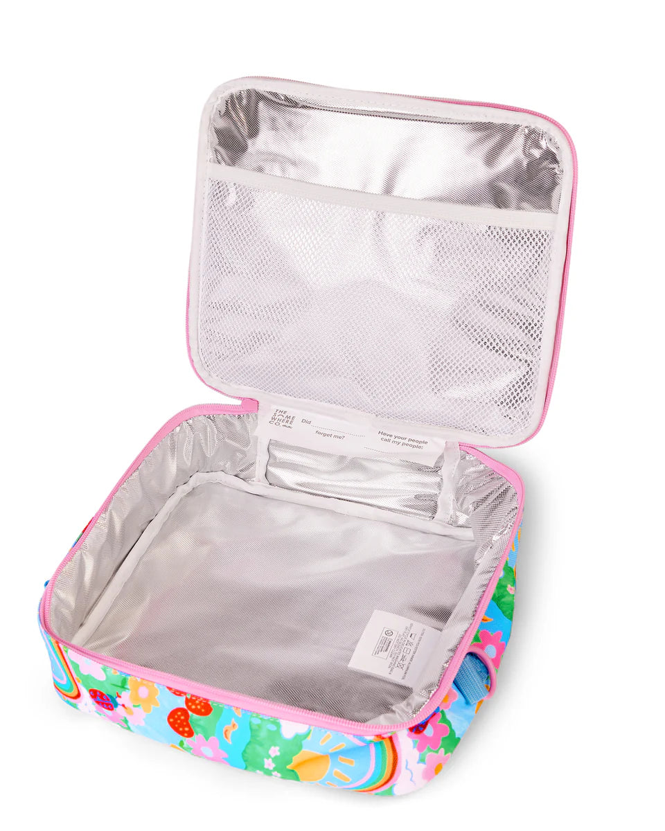 THE SOMEWHERE CO MINI LUNCH BAG | RAINBOW GARDEN