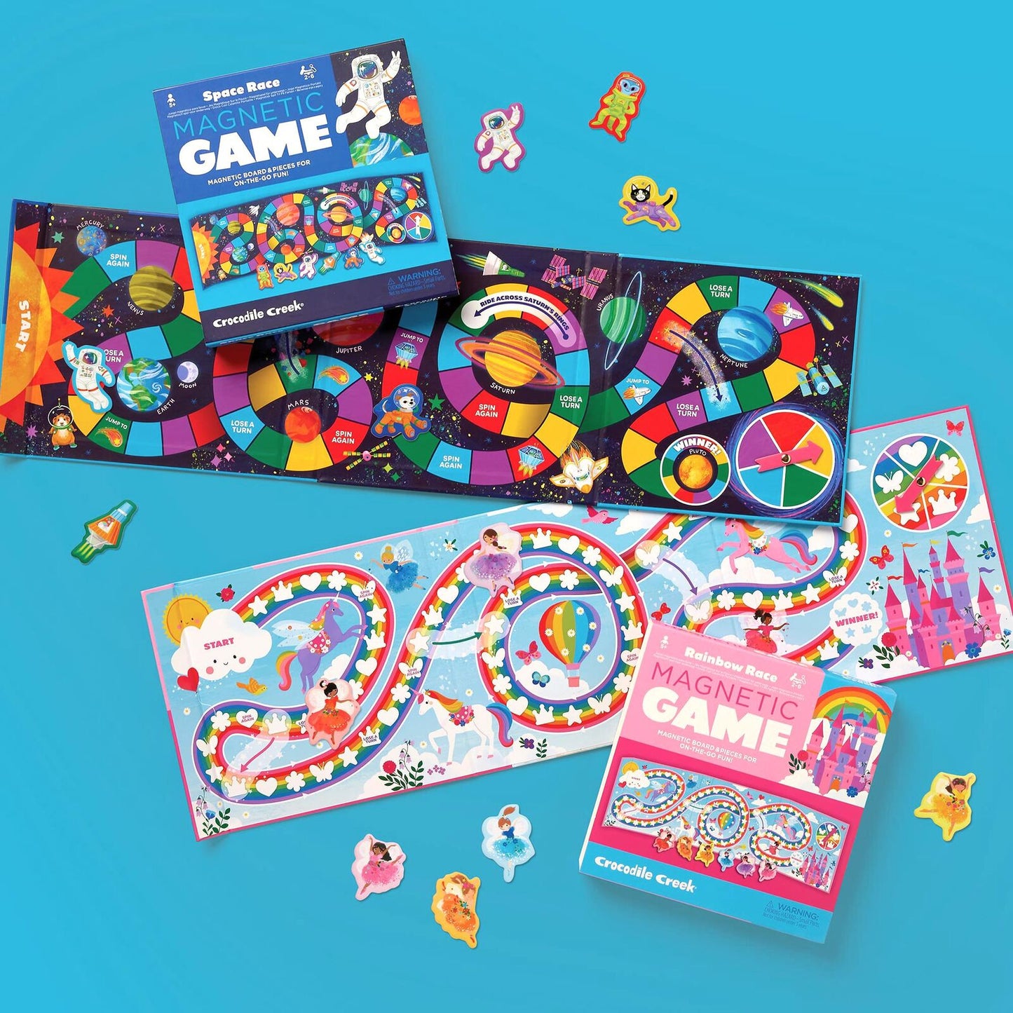 Crocodile Creek Magnetic Game - Rainbow Race