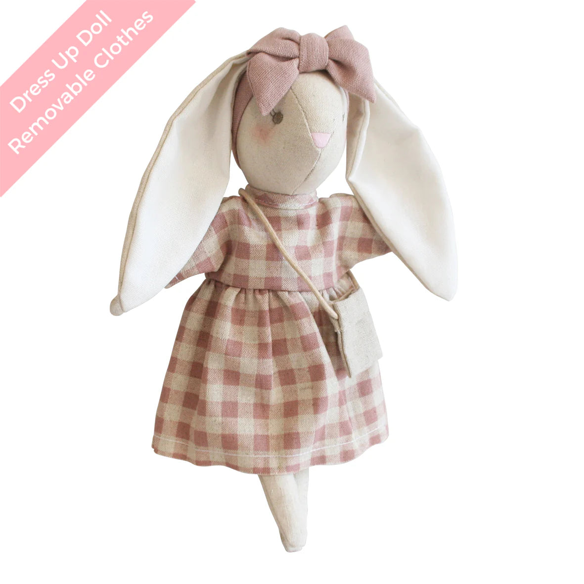 Alimrose Mini Sofia Bunny Doll | Rose Check