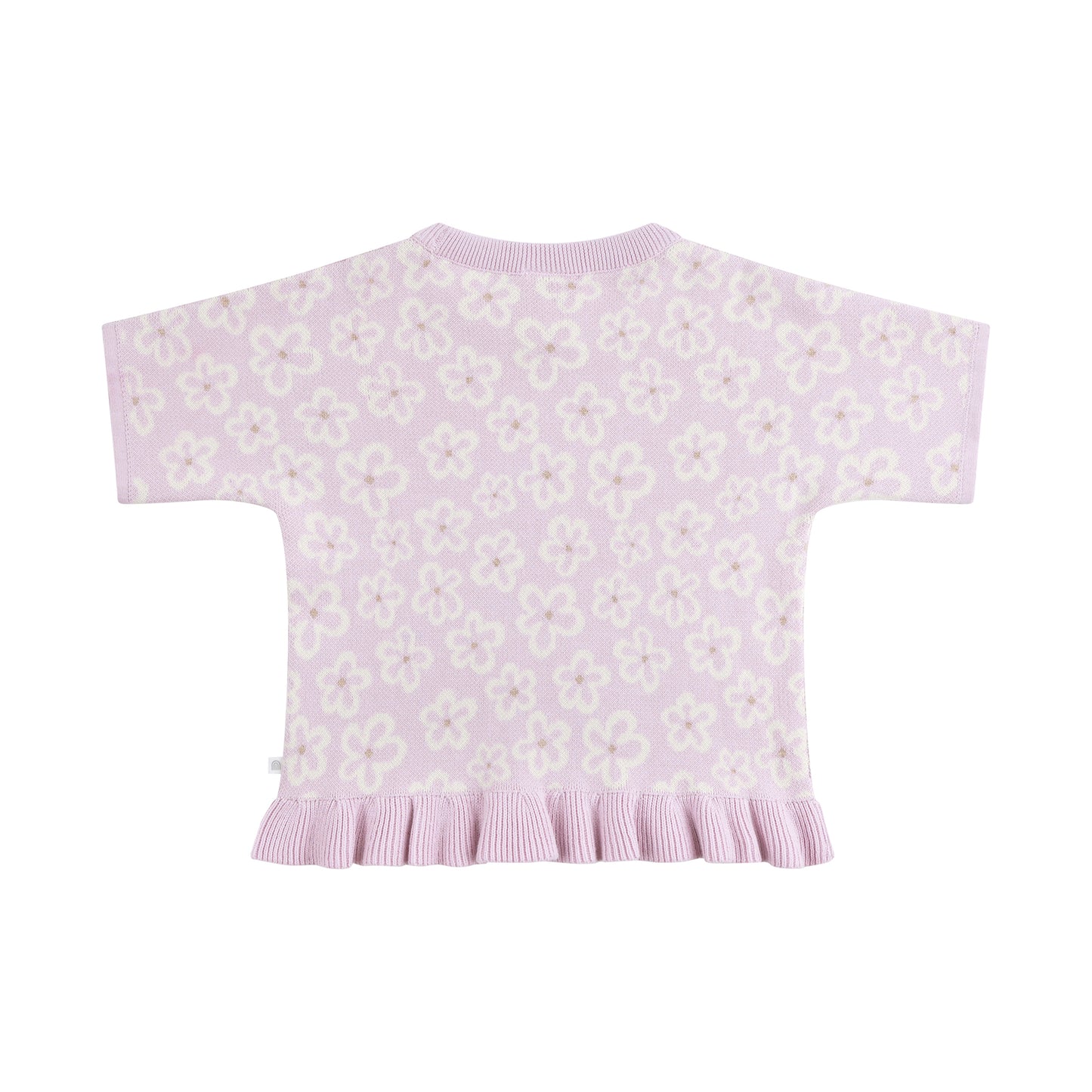 KYNDBABY JACQUARD KNIT FRILL TEE | FRANGAPANI