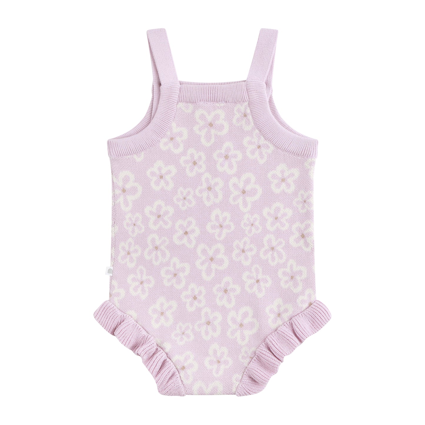 KYNDBABY JACQUARD KNIT FRILL ROMPER | FRANGIPANI