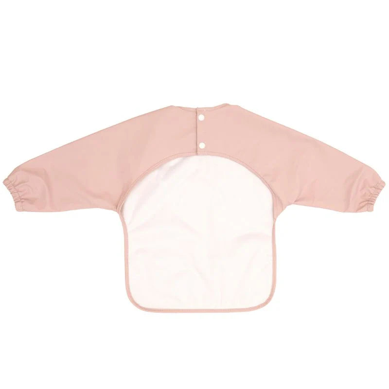 All4Ella Recycled Long Sleeve Bib - Two-Tone Pink