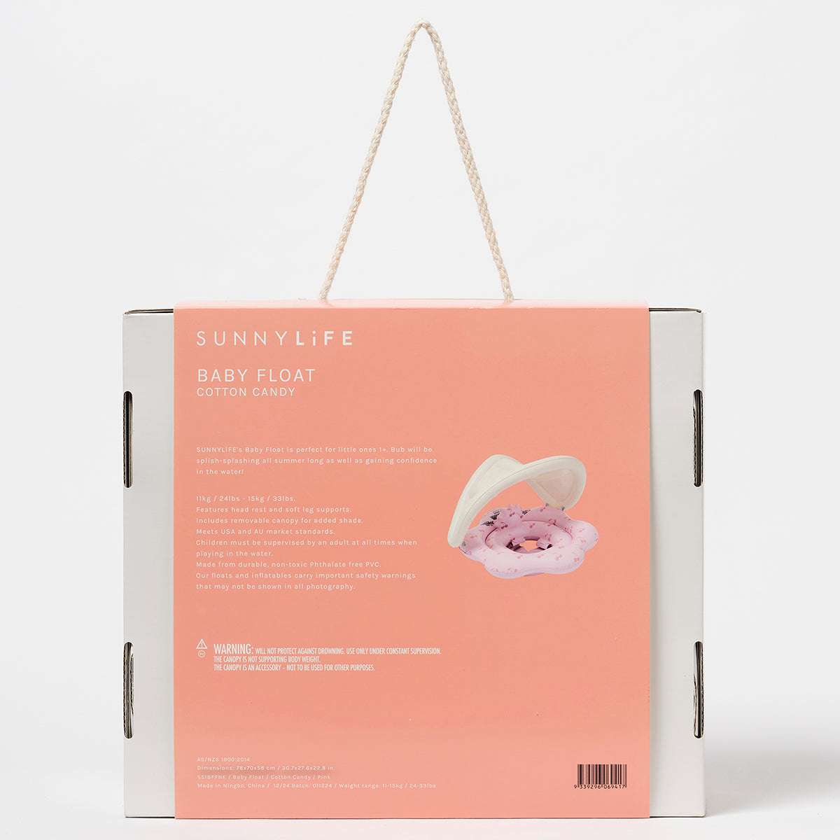 Sunnylife Baby Float - Cotton Candy Cherry