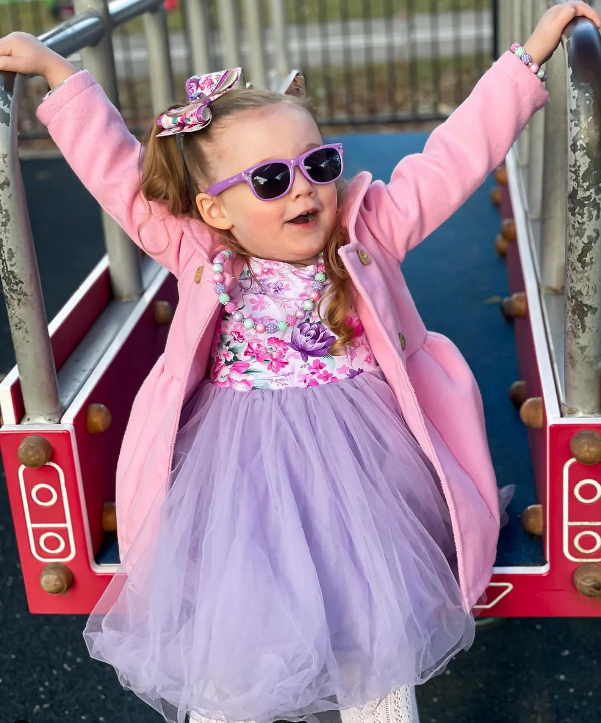 Flexi Sunnies Baby Sunglasses - Purple (2-6Y)