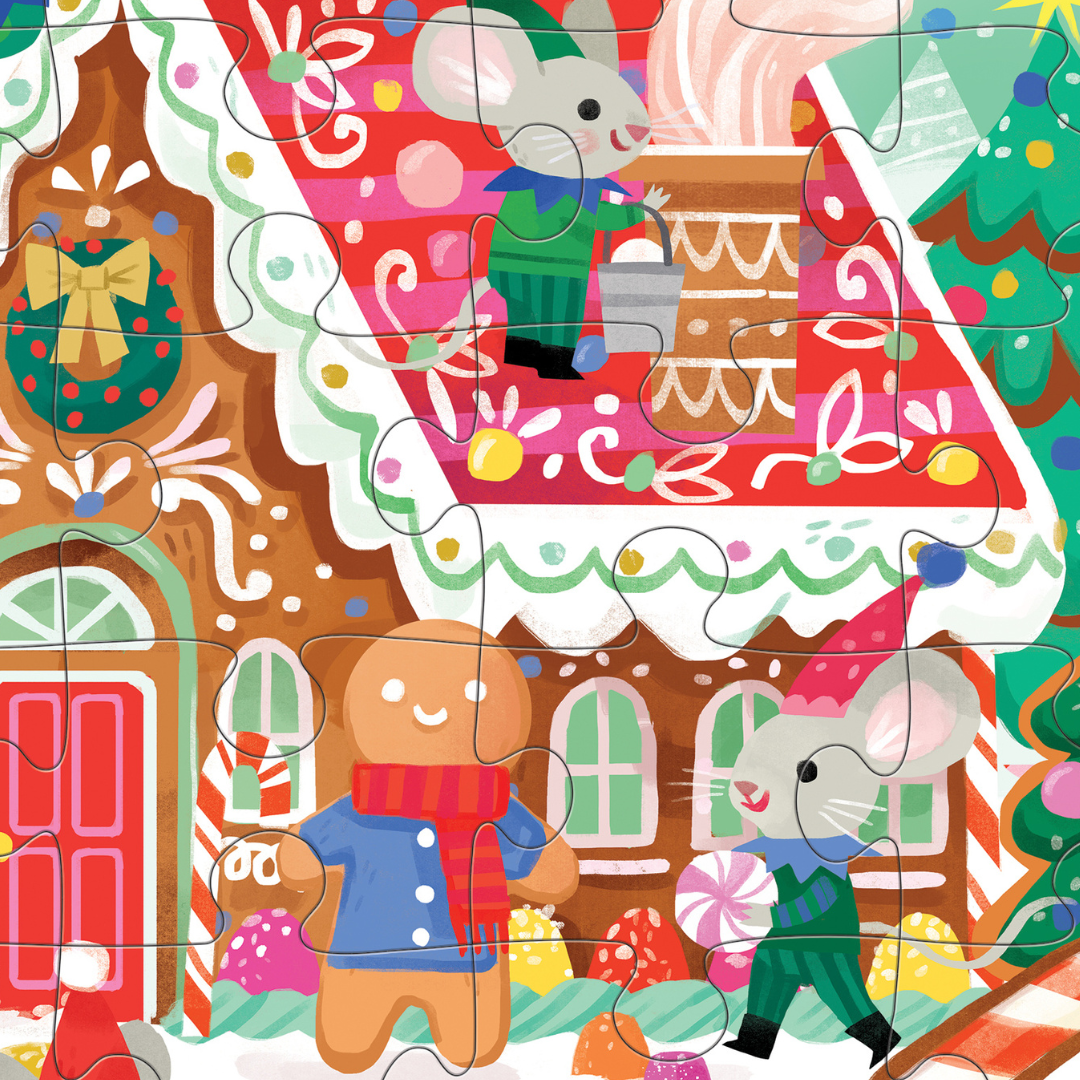 Crocodile Creek Classic Floor Puzzle 36 Piece - Gingerbread House