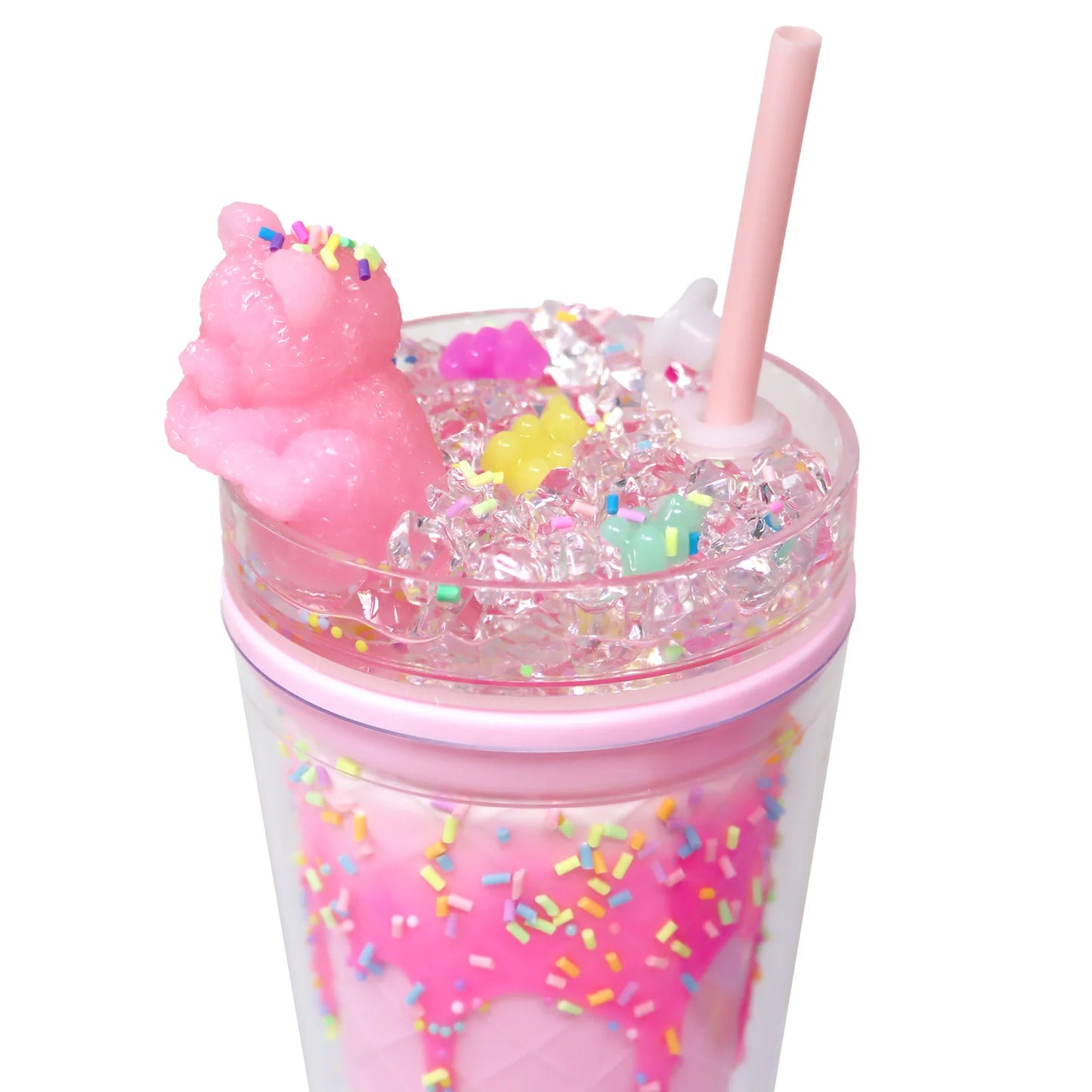 Pink Poppy Drinking Cup - Gummy Bear
