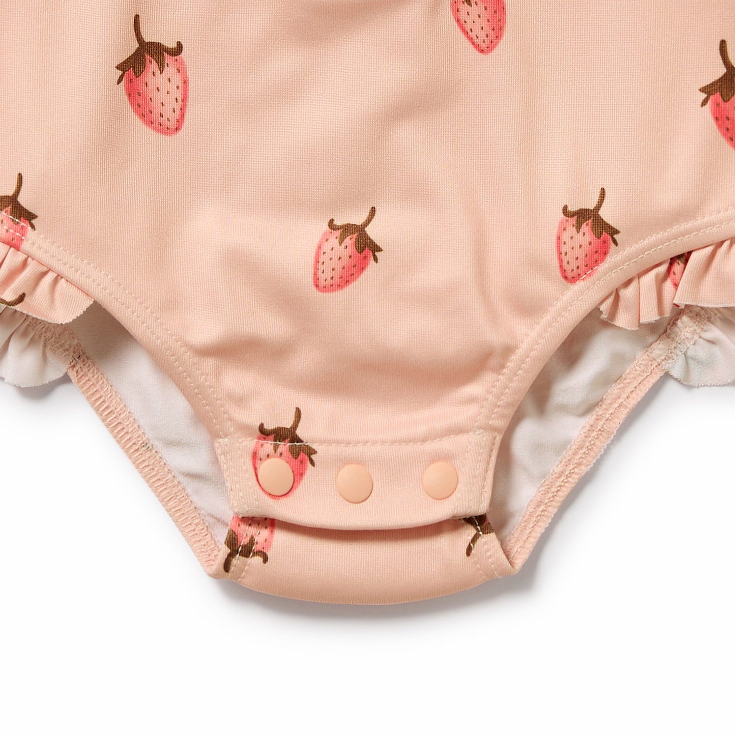 WILSON AND FRENCHY LONG SLEEVED SWIMSUIT | STRAWBERRY KISSES