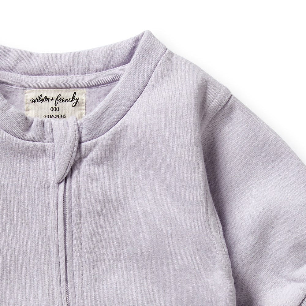 Wilson and Frenchy Organic Terry Growsuit - Lavender