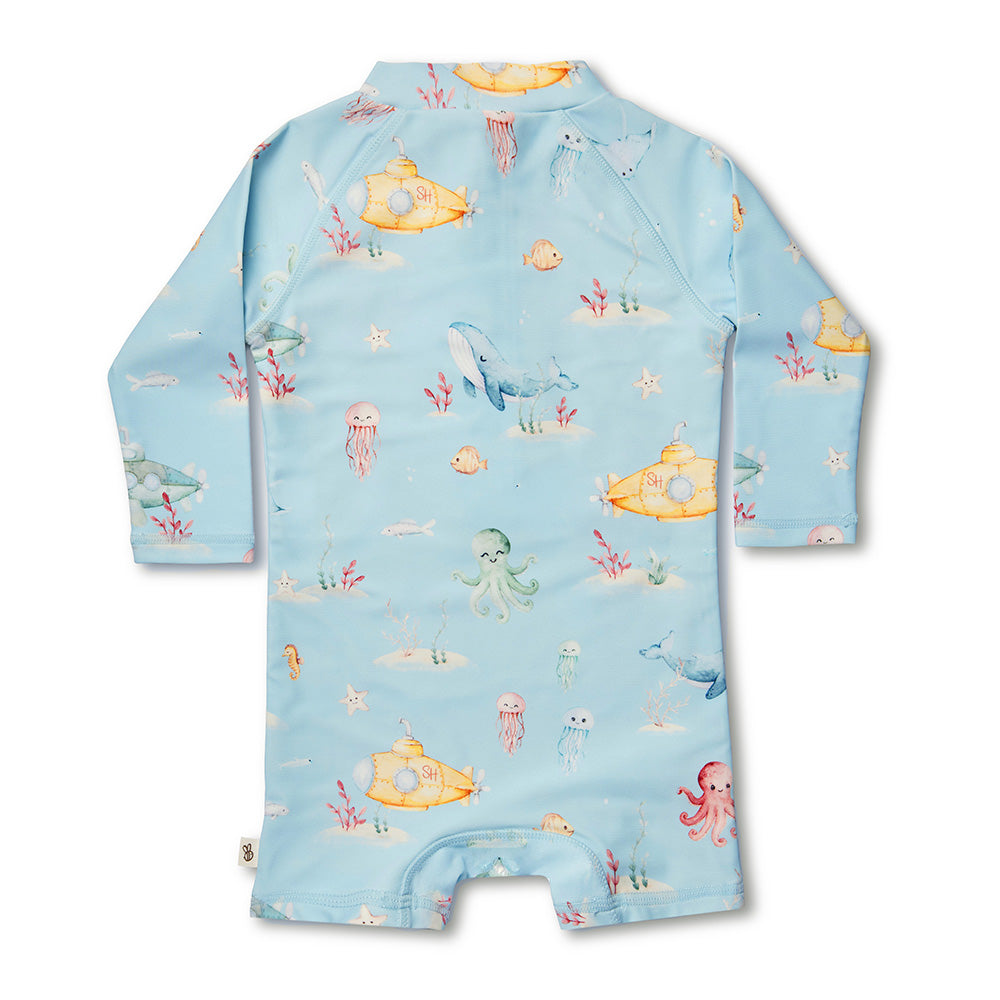SNUGGLE HUNNY SWIM SHORTIE| BLUE LITTLE SUBS