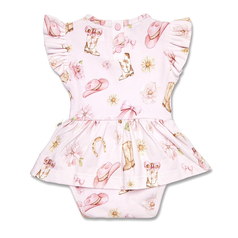 SNUGGLE HUNNY | SHORT SLEEVE DRESS | BOOTS AND BOWS