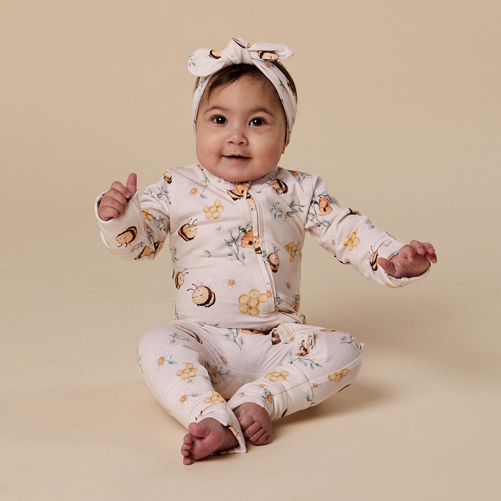 SNUGGLE HUNNY | CONVERTIBLE ROMPER | BUMBLEBEES