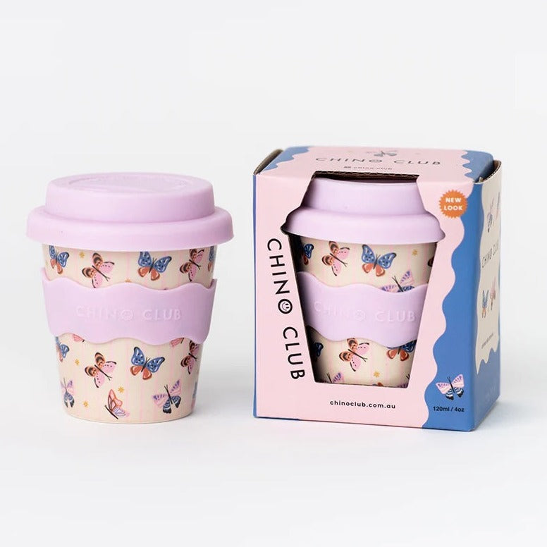 Baby Chino Cup with Lid - Butterfly