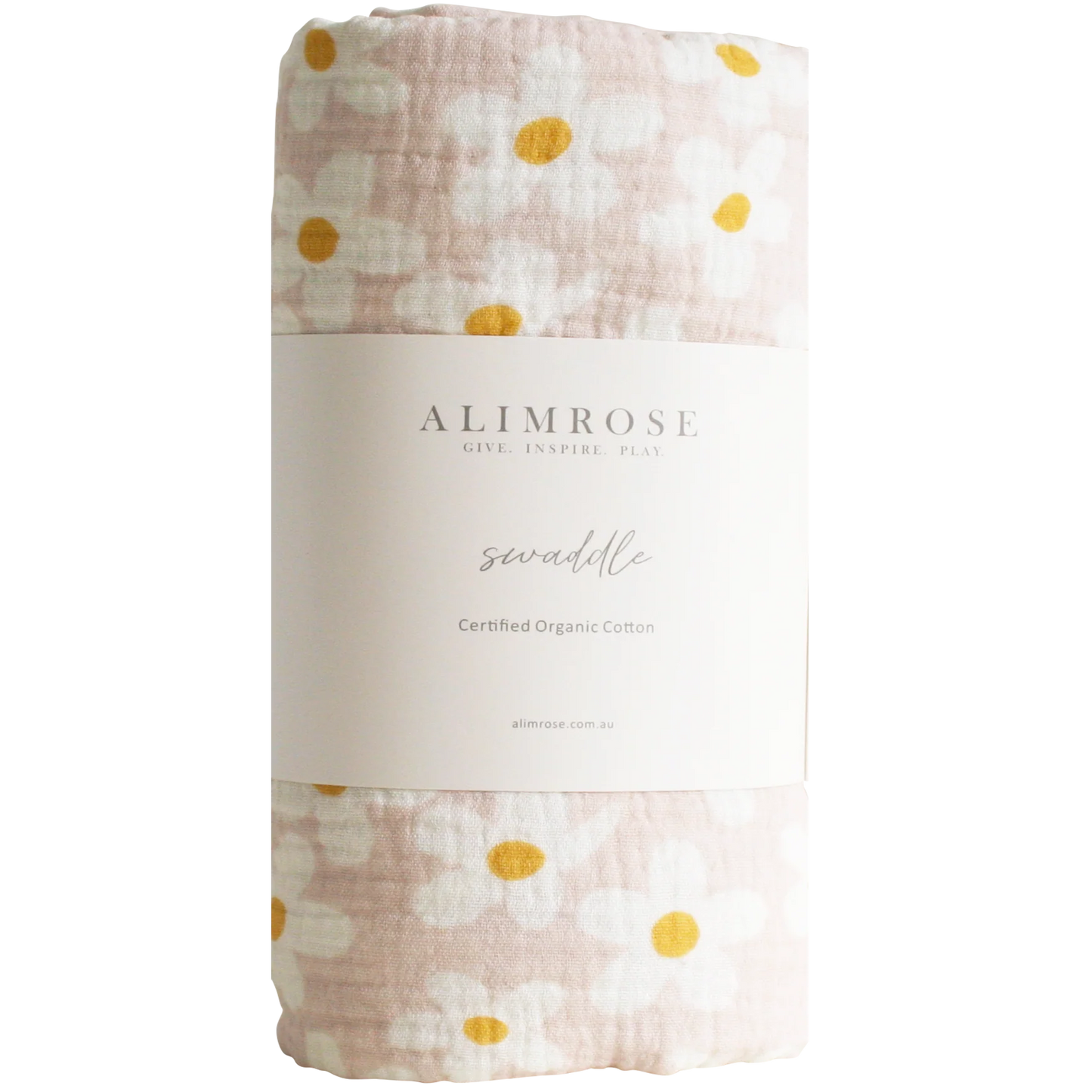 Alimrose Muslin Swaddle - Large Daisies