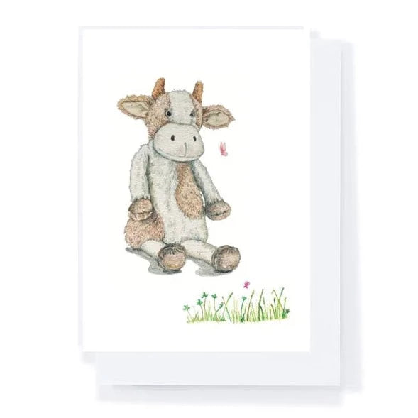 Nana Huchy Greeting Card - Clover The Cow - Angus & Dudley Collections